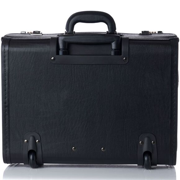 Alpine Swiss 19 Wheeled Briefcase Rolling Case Sales Sample Pilot Lawyer Attache - Picture 6 of 12